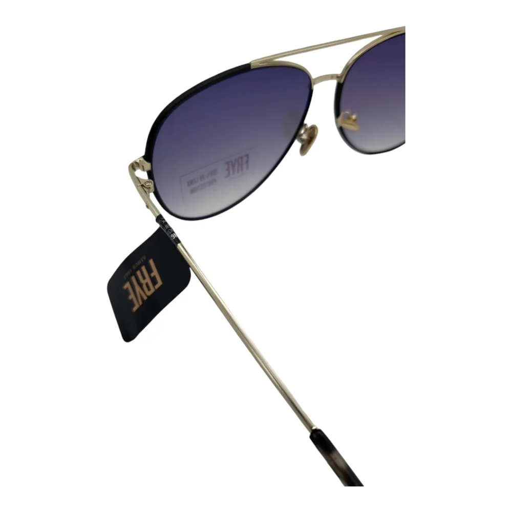 Frye NWT Aviator Sunglasses Gold & Hombre Gradient Black Tortoise